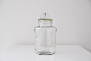 Vintage Storage Jar in Glass by Ole Palsby for Riihimäen Lasi/ 빈티지 핀란드 스토리지 자